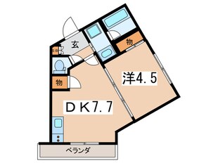 クレドメゾン東神奈川の物件間取画像